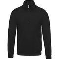 Sudadera Cremallera Algodón Black XL