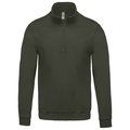 Sudadera Cremallera Algodón Dark Khaki M