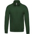 Sudadera Cremallera Algodón Forest Green M