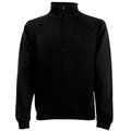 Sudadera con cremallera de cuello alto Black M