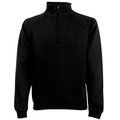 Sudadera con cremallera de cuello alto Black XL