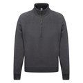 Sudadera con cremallera de cuello alto Dark Heather Grey M