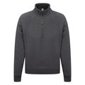 Sudadera con cremallera de cuello alto Gris XXL