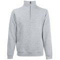 Sudadera con cremallera de cuello alto Heather Grey S