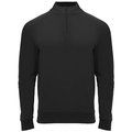 Sudadera cuello con media cremallera Negro 12