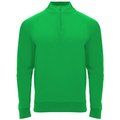 Sudadera cuello con media cremallera VERDE HELECHO 16