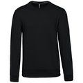 Sudadera cuello redondo algodón Black M