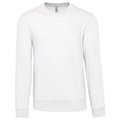 Sudadera cuello redondo algodón Blanco M