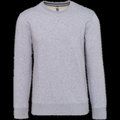 Sudadera cuello redondo algodón Oxford Grey S