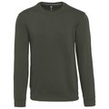 Sudadera cuello redondo algodón Verde XS