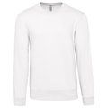 Sudadera cuello redondo algodón White 4XL