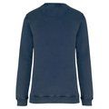 Sudadera cuello redondo felpa Azul M