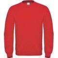 Sudadera cuello redondo lisa Red XS