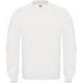 Sudadera cuello redondo lisa White XL