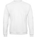 Sudadera cuello redondo unisex White XXL