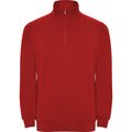 Sudadera Felpa Cuello Alto Rojo 3XL