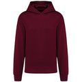 Sudadera de felpa oversize Wine XXS