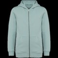 Sudadera infantil con capucha y cremallera Jade Green 6/8 ans