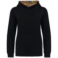 Sudadera infantil con capucha Negro 10/12 ans