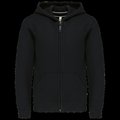 Sudadera infantil sin cremallera y con capucha Black 6/8 ans