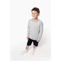 Sudadera infantil felpa perchada ajustada