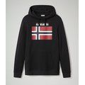 Sudadera con Logotipo de bandera impreso Black XXL