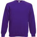 Sudadera manga raglán Purple L