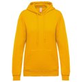 Sudadera de mujer con capucha y bolsillos Amarillo XL