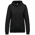 Sudadera de mujer con capucha y bolsillos Negro M