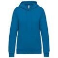 Sudadera de mujer con capucha y bolsillos Tropical Blue XXL