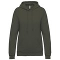 Sudadera de mujer con capucha y bolsillos Verde XS