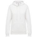 Sudadera de mujer con capucha y bolsillos White M