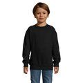 Sudadera Niño 280g Algodón-Poliéster Negro XXL