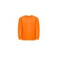 Sudadera Niño 300g Interior Cardado Naranja 10