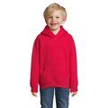 Sudadera Niño Capucha 280g Rojo L