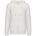 Sudadera organic con cremallera y capucha Washed Ivory M