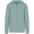 Sudadera organic con cremallera y capucha Washed Jade Green 3XL