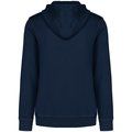 Sudadera organic con cremallera y capucha Washed Navy Blue XS