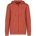 Sudadera organic con cremallera y capucha Washed Pomelo S