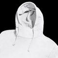 Sudadera orgánica con capucha White M