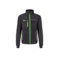 Sudadera reciclada con cremallera Asphalt Grey Green XXL