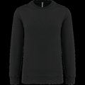 Sudadera sencilla cuello redondo Black L