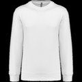 Sudadera sencilla cuello redondo White 4XL