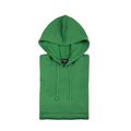 Sudadera técnica niños con capucha 100% poliéster Verde 4-5