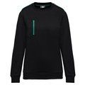 Sudadera unisex con bolsillo a zip Black / Kelly Green 5XL