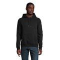 Sudadera Unisex con Capucha 280g Negro/ Negro Opaco 3XL