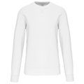 Sudadera Unisex color liso White 3XL