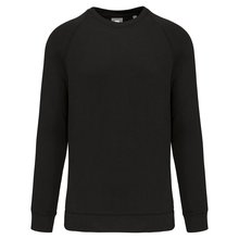 Sudadera algodón cuello redondo felpa Negro 4XL