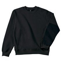 Sudadera de algodón y poliéster Black S