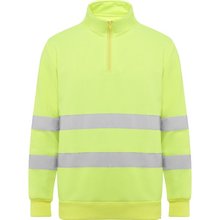 Sudadera Alta Visibilidad Cuello Alto Amarillo Fluor S